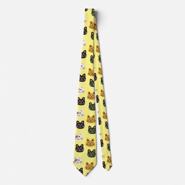 Cats My Favourite People Tie (Front)