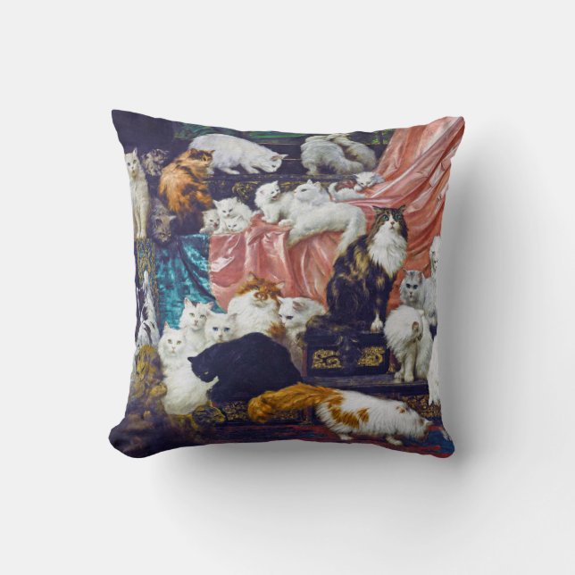 Cats (My Wife's Lovers), Carl Kahler Cushion (Front)