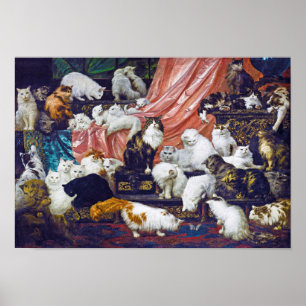 Cats (My Wife's Lovers), Carl Kahler Poster