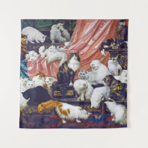 Cats (My Wife's Lovers), Carl Kahler Tapestry