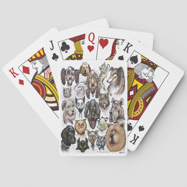 Cats n Dogs Playing Cards (Back)