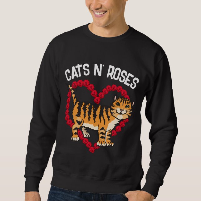 CATS N' ROSES GINGER Cat T-Shirts (Front)