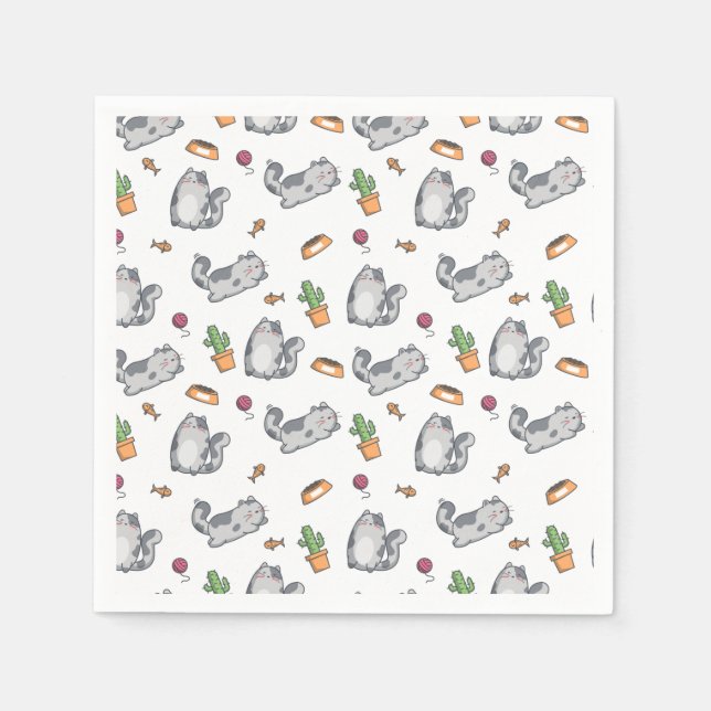 Cats Napkin (Front)
