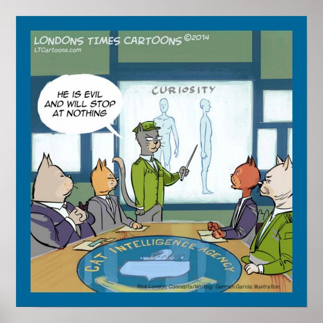 Cats Natural Enemy Funny Poster (Front)