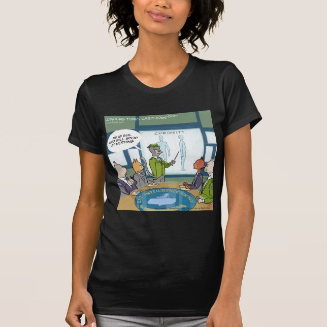 Cats Natural Enemy Funny T-Shirt (Front)
