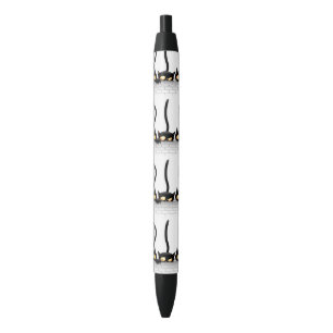 Cats Naughty, Playful and Funny Characters Black Ink Pen