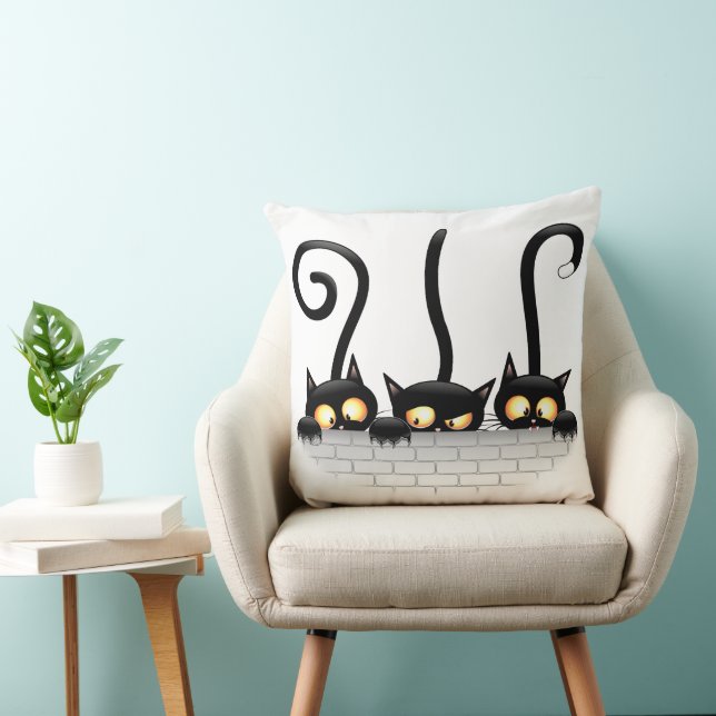 Cats Naughty, Playful and Funny Characters Cushion (Chair)