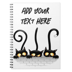 Cats Naughty, Playful and Funny Characters Notebook