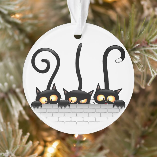 Cats Naughty, Playful and Funny Characters Ornament (Tree)