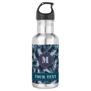 Cats Navy Camouflage 532 Ml Water Bottle