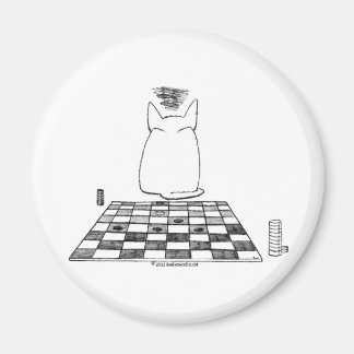 Cats Never Lose Magnet