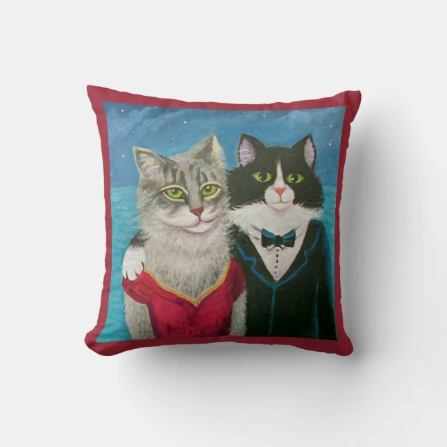 CATS NIGHT OUT PILLOW (Front)