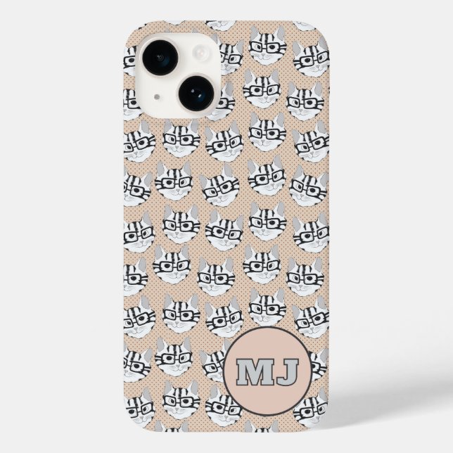 Cats of Cadstudios 2.0 - Beige iPhone / iPad case (Back)