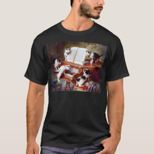 Cats on a Piano Vintage T-Shirt