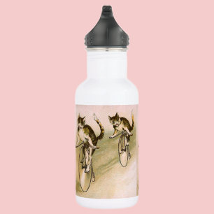 Cats on Bikes 532 Ml Water Bottle