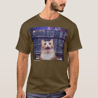 Cats On Synthesizers In Space Cat Owner Musician,  T-Shirt