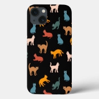 Cats on the black