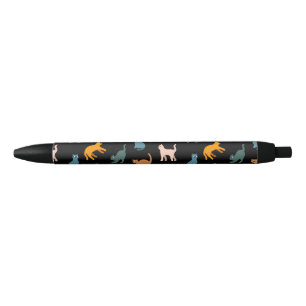 Cats on the black ink pen