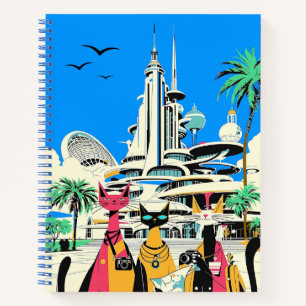 Cats on Vacation Visit the Future Journal