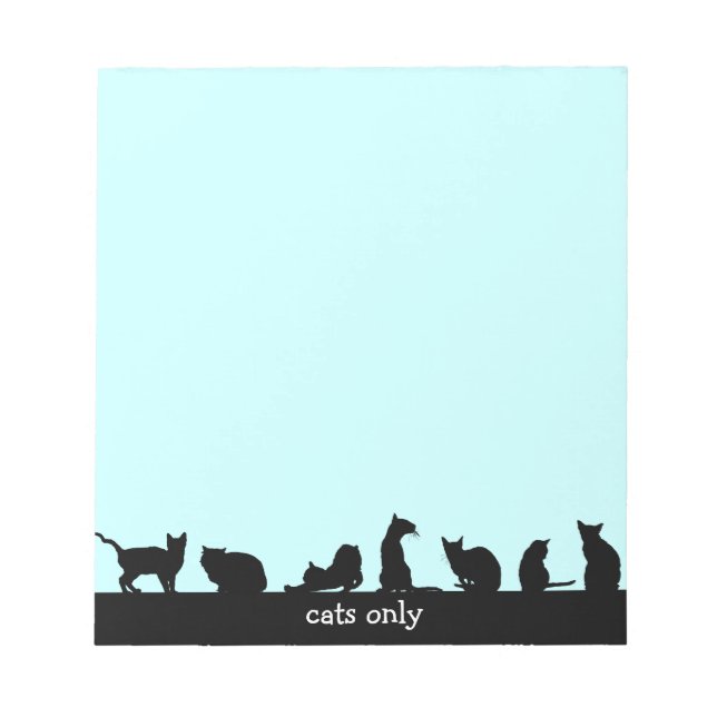cats only notepad (Front)