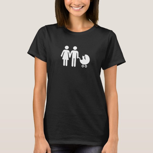 Cats Over Children Proud Childless Cat Owner Coupl T-Shirt (Front)