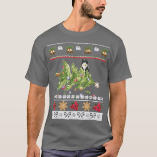 Cats owners happy christmas holidays winter  T-Shirt