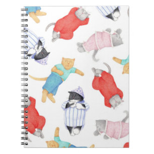CATS PAJAMAS 6.5"x8.75" Spiral Notebook