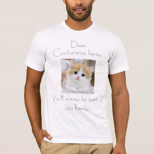 cats, part of the family, Simple cute Cat mum Gift T-Shirt