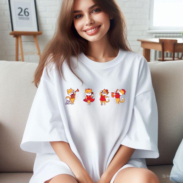 Cats Party  T-Shirt (Cat T-shirt)