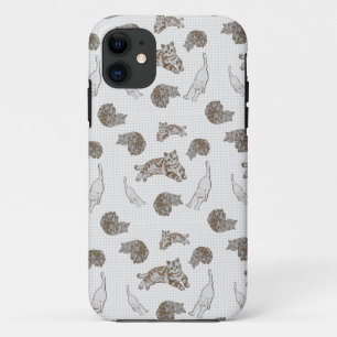 cats pattern iPhone 11 case
