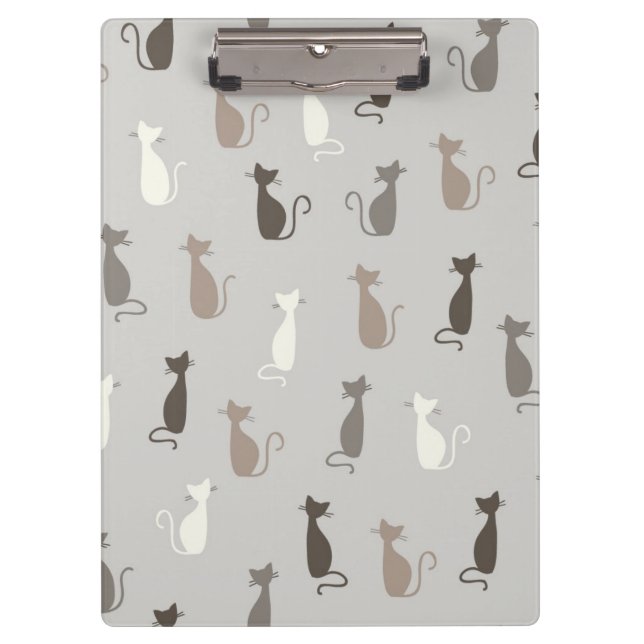 Cats pattern clipboard (Front)