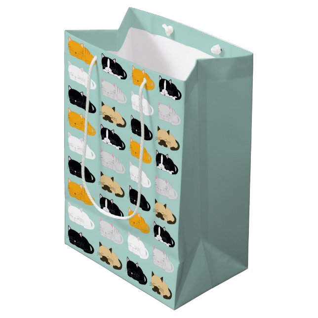 Cats Pattern Medium Gift Bag (Front Angled)