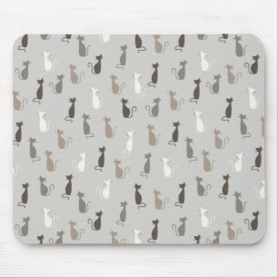 Cats pattern mouse mat