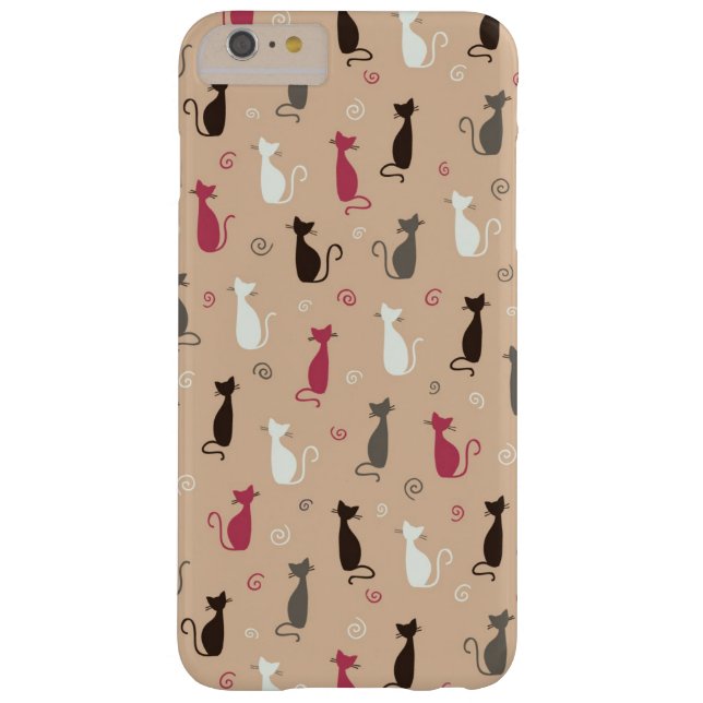 cats Pattern Pink Case-Mate iPhone Case (Back)