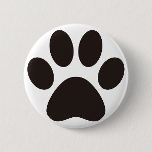 CAT'S_PAW 6 CM ROUND BADGE