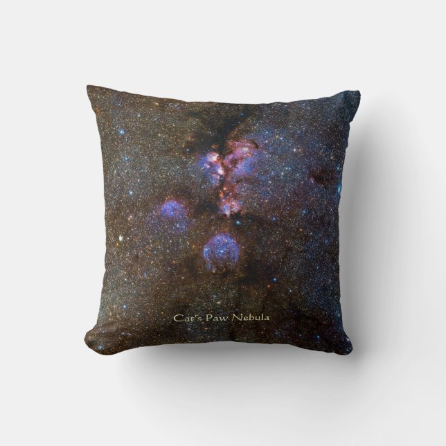 Cats Paw Nebula - NGC 6334 Cushion (Front)