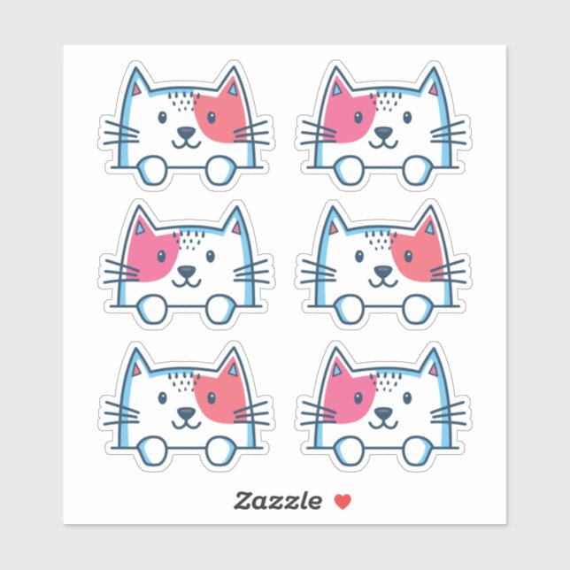 Cats Peeking (Sheet)