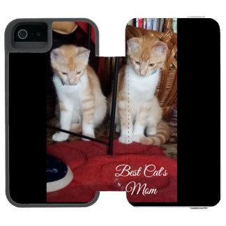 Cats , Photo Text, Cat Mom , iPhone 6 Wallet Case Incipio Watson™ iPhone 5 Wallet Case