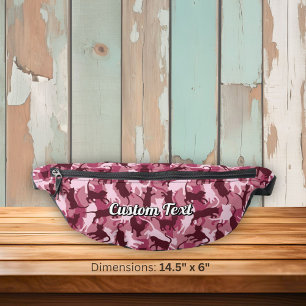 Cats Pink Camouflage Bum Bags