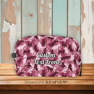Cats Pink Camouflage Dopp Kit