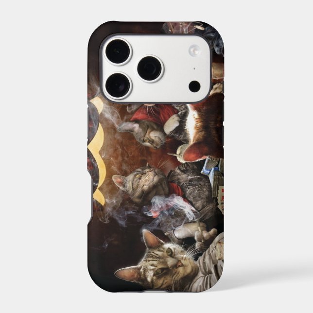 Cats playing poker   (Back)