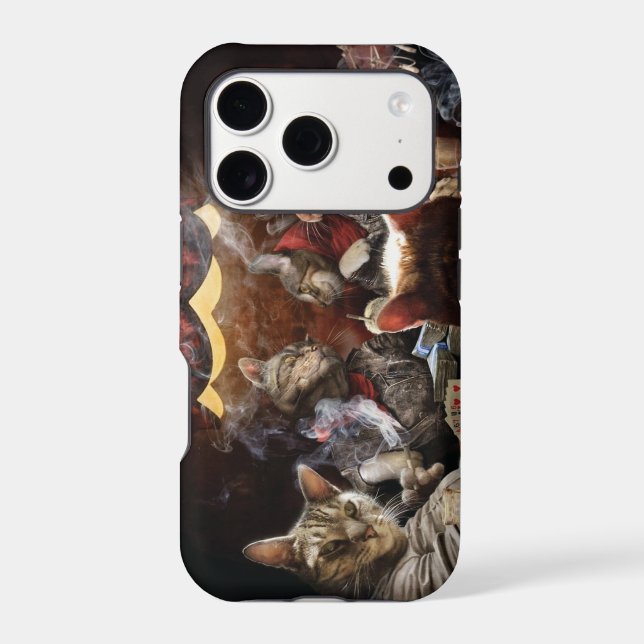 Cats playing poker   (Back)