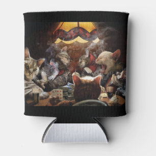 Cats playing poker   can cooler