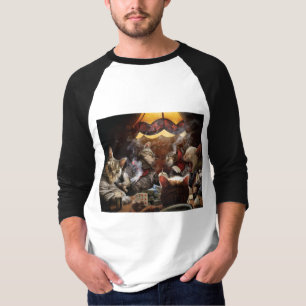 Cats playing poker  T-Shirt