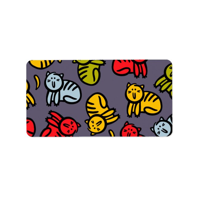 Cats plus bananas label (Front)