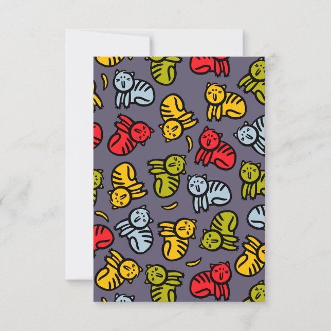 Cats plus bananas thank you card (Front)