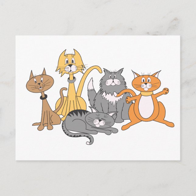 Cats! Postcard (Front)
