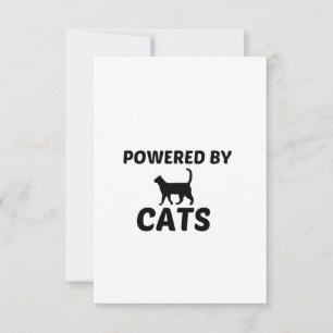 CATS POWERED THANK YOU CARD