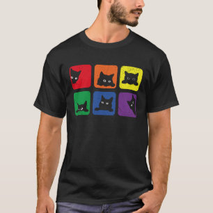 Cats Pride Cat Lgbt Cat LGBQ Purride T-Shirt