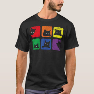 Cats Pride Cat Lgbt Cat Lgbtq Purride T-Shirt